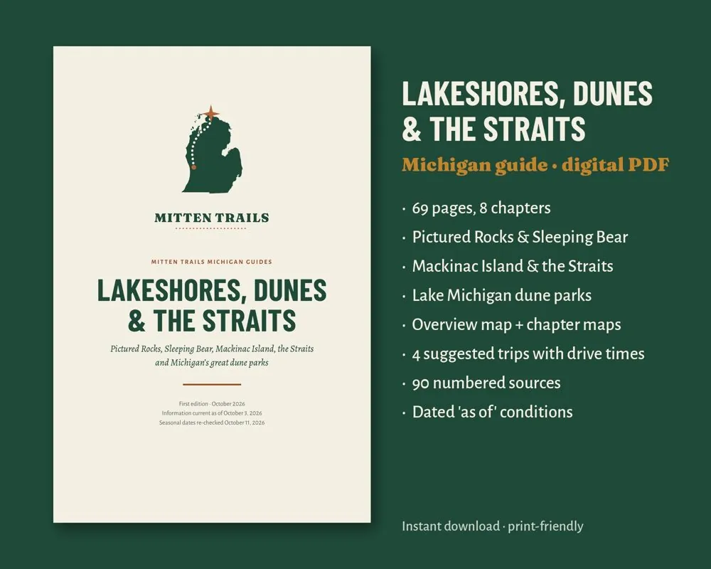 Michigan Lakeshores Road Trip Guide (PDF)