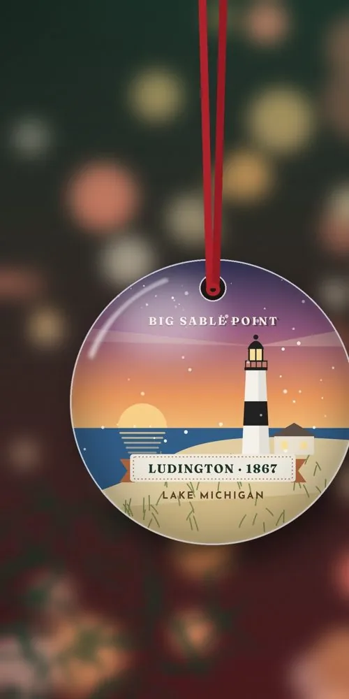 Big Sable Point Lighthouse Ornament