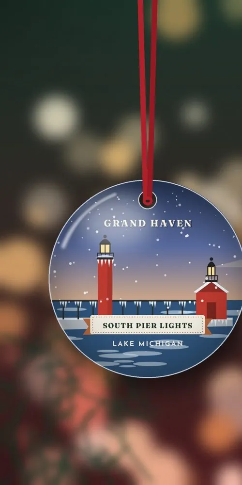 Grand Haven Lighthouse Ornament
