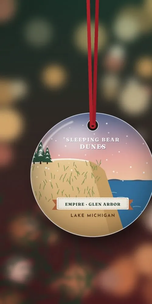 Sleeping Bear Dunes Ornament
