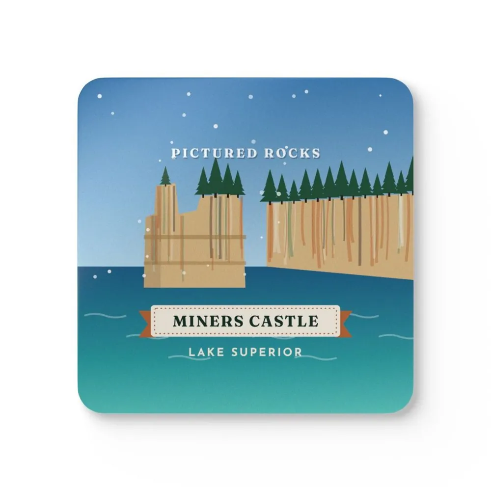 Pictured Rocks Coaster Set of 4